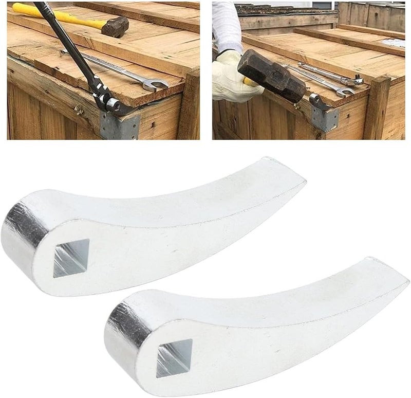 2 Pcs 3 8 Inch Drive CRV Steel Pry Bar Wrench Adapter Head Heavy Duty Professional Tool - Image 3